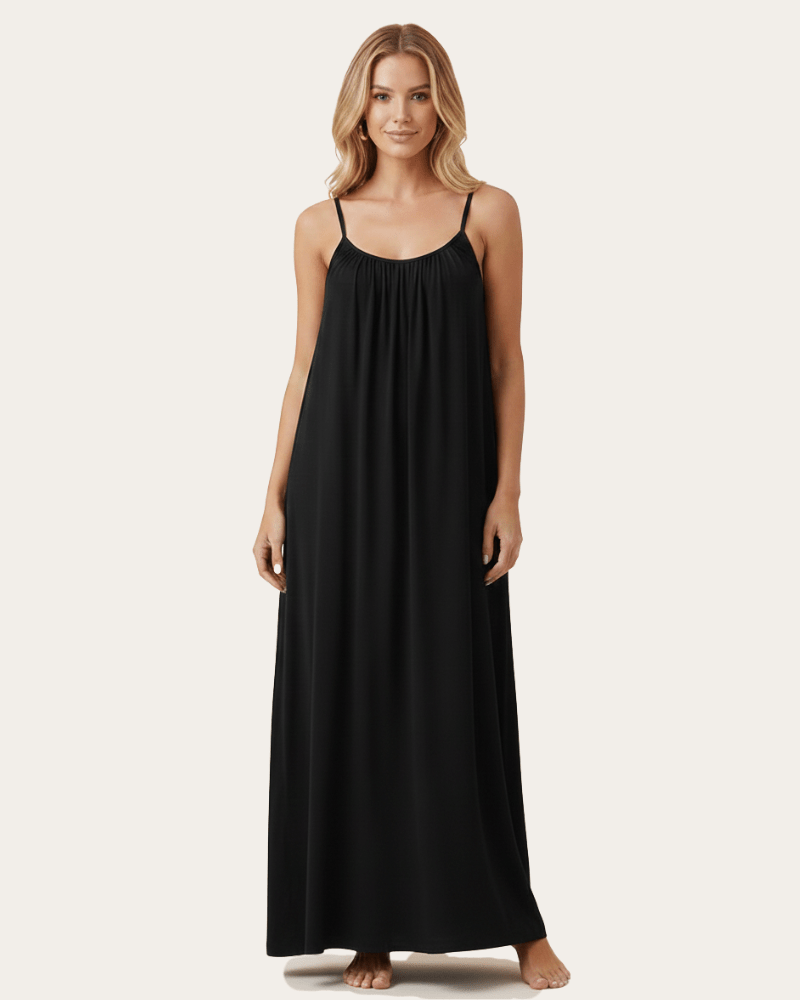 Backless Cami Lounge Dress - Belluna