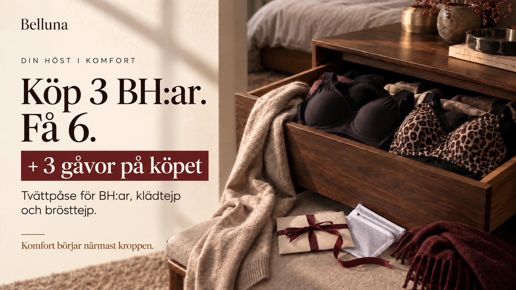 Köp 3, få 3 på köpet — 3 gåvor på köpet