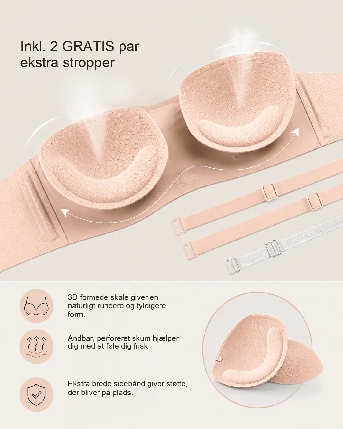 Stropløs Comfort-BH